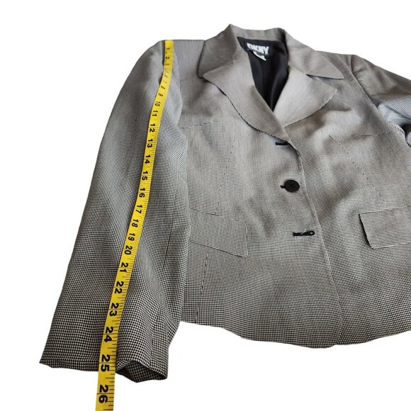Vintage DKNY Wool Blazer Jacket Size 12 Dead Stock USA Union Made MSRP $405 NWT - Picture 15 of 16
